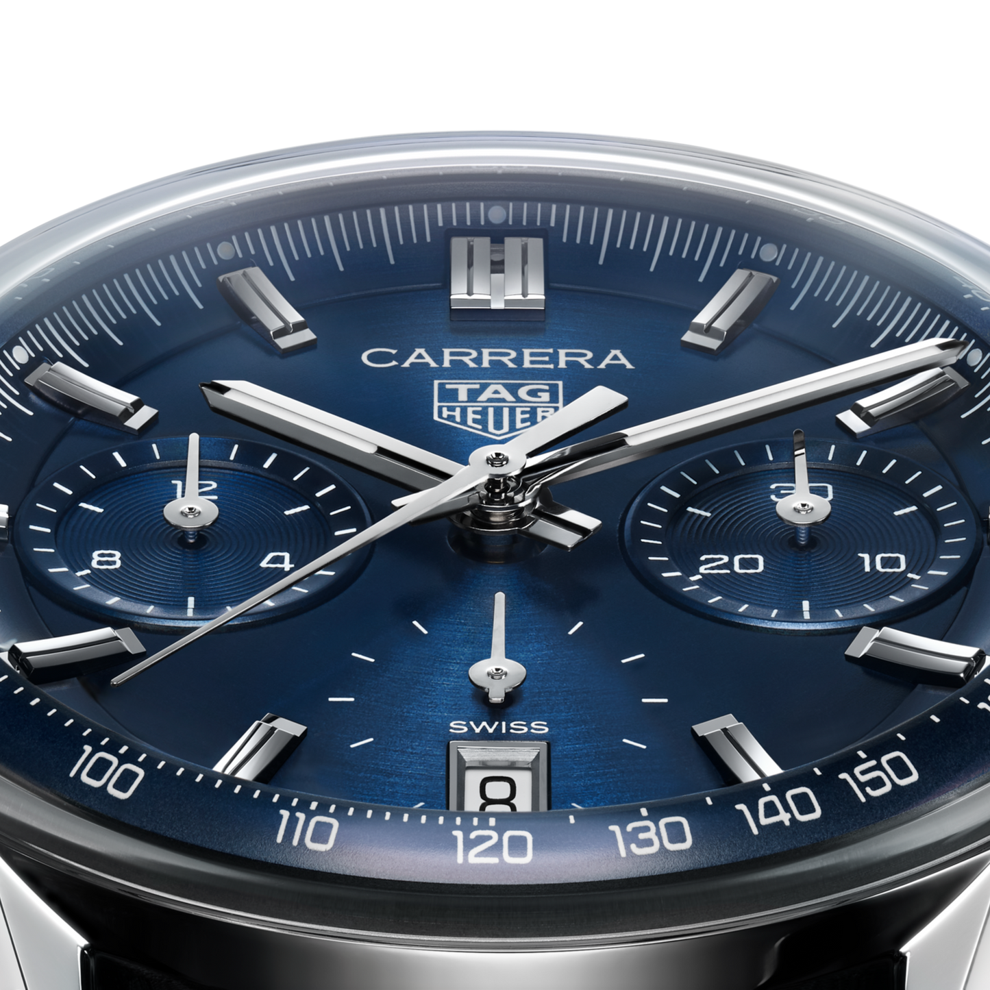 TAG Heuer Carrera Chronograph, Stainless Steel, 39mm, Ref# CBS2212.FC6535, Hands and Markers