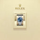 Rolex Datejust 41, Oystersteel and 18k White Gold, Bright blue sunray Roman dial, Fluted Oyster, Ref# 126334-0037, Watch in box