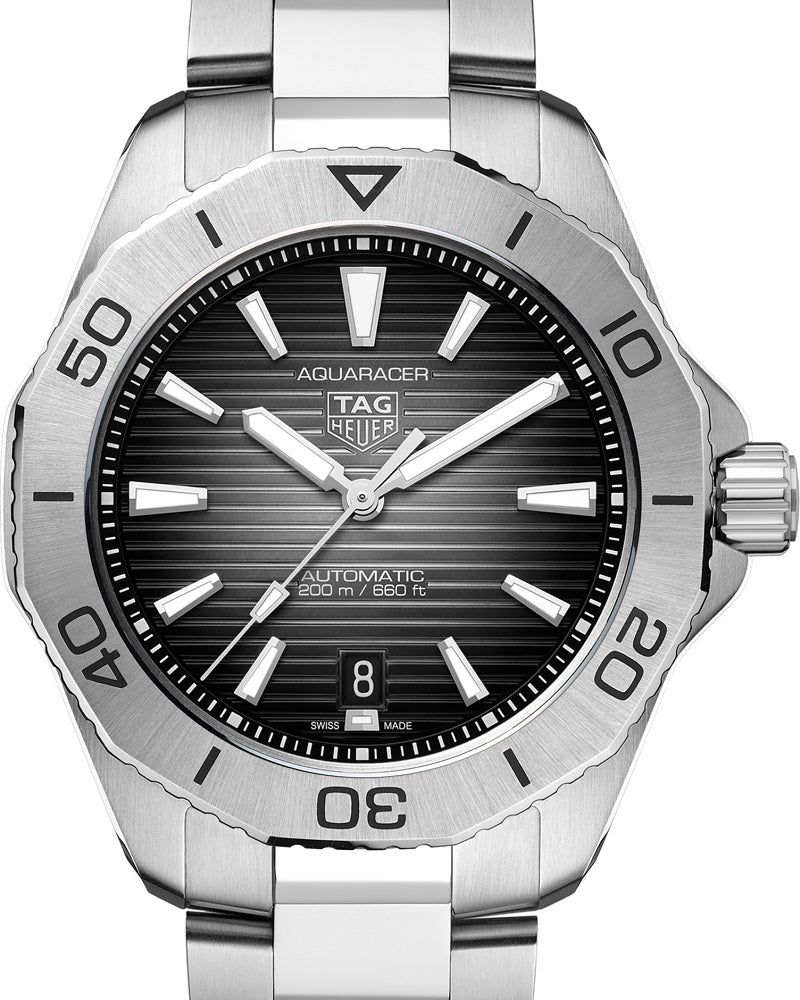 TAG Heuer Aquaracer Professional 200 Date, Stainless Steel, 40mm, Ref# WBP2110.BA0627, Dial