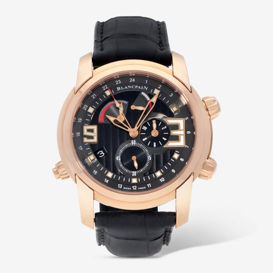 Unworn Blancpain L-Evolution Réveil GMT Alarm, 18k Rose Gold, 43.5mm, Ref# 8841-3630-53B