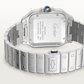 Unworn Cartier Santos de Cartier, Stainless Steel, 39.8mm, Ref# WSSA0062, Back