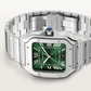 Unworn Cartier Santos de Cartier, Stainless Steel, 39.8mm, Ref# WSSA0062, Front
