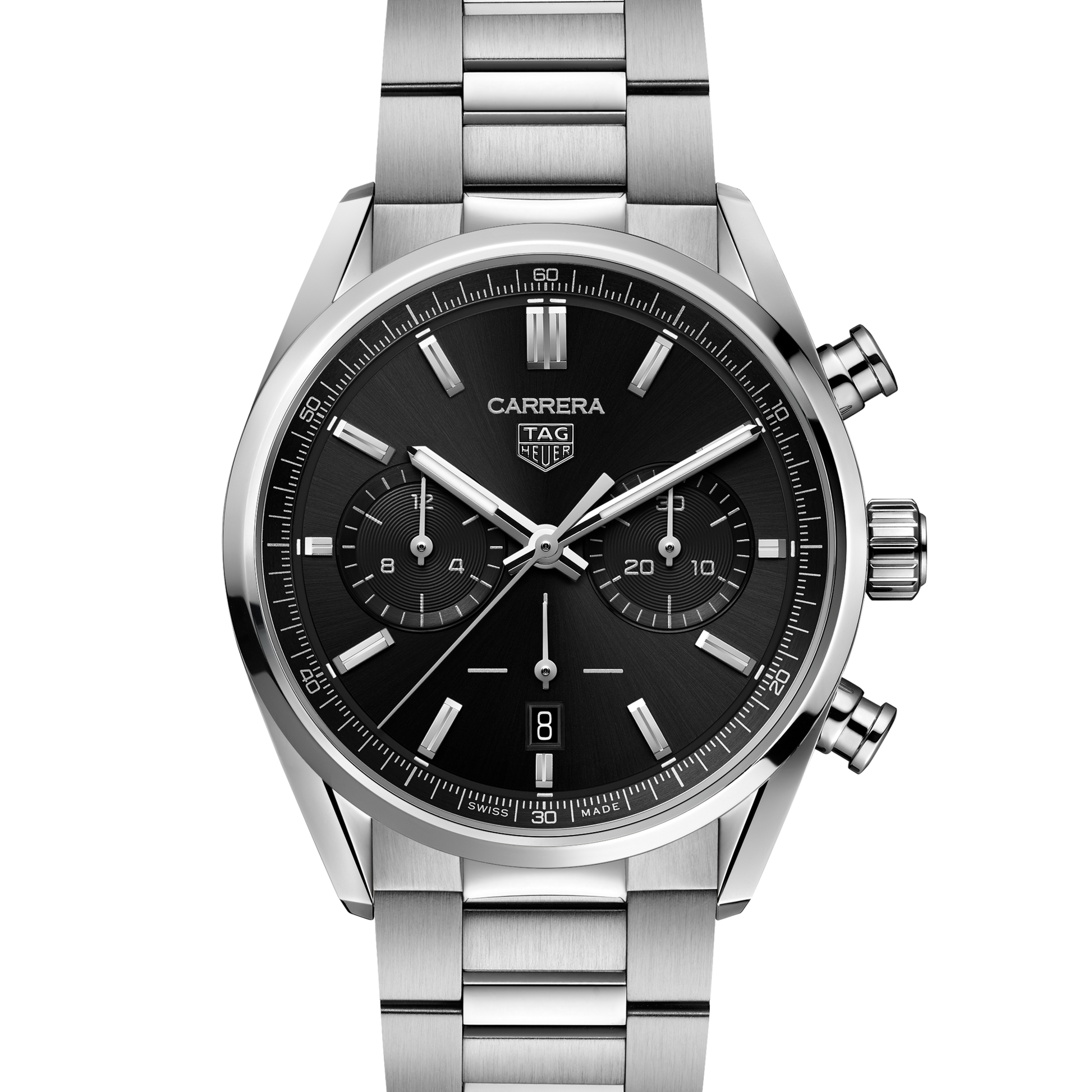 TAG Heuer Carrera Chronograph, Stainless Steel, 42mm, Ref# CBN2010.BA0642, Dial