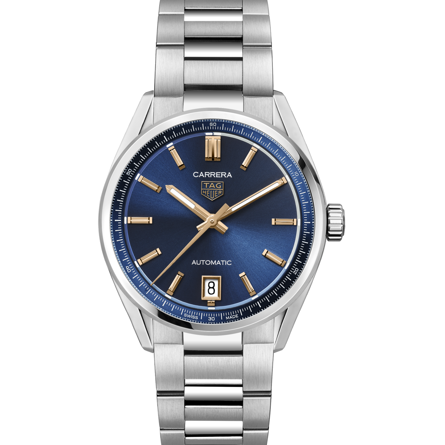 TAG Heuer Carrera Calibre 7 Date, Stainless Steel, 36mm, Ref# WBN2311.BA0001, Dial