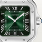 Unworn Cartier Santos de Cartier, Stainless Steel, 39.8mm, Ref# WSSA0062, Dial