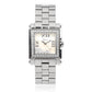 Unworn Chopard Happy Sport Square, Stainless Steel and 18k White Gold, 7 floating diamonds, 30mm x 27mm, Ref# 278505-2001