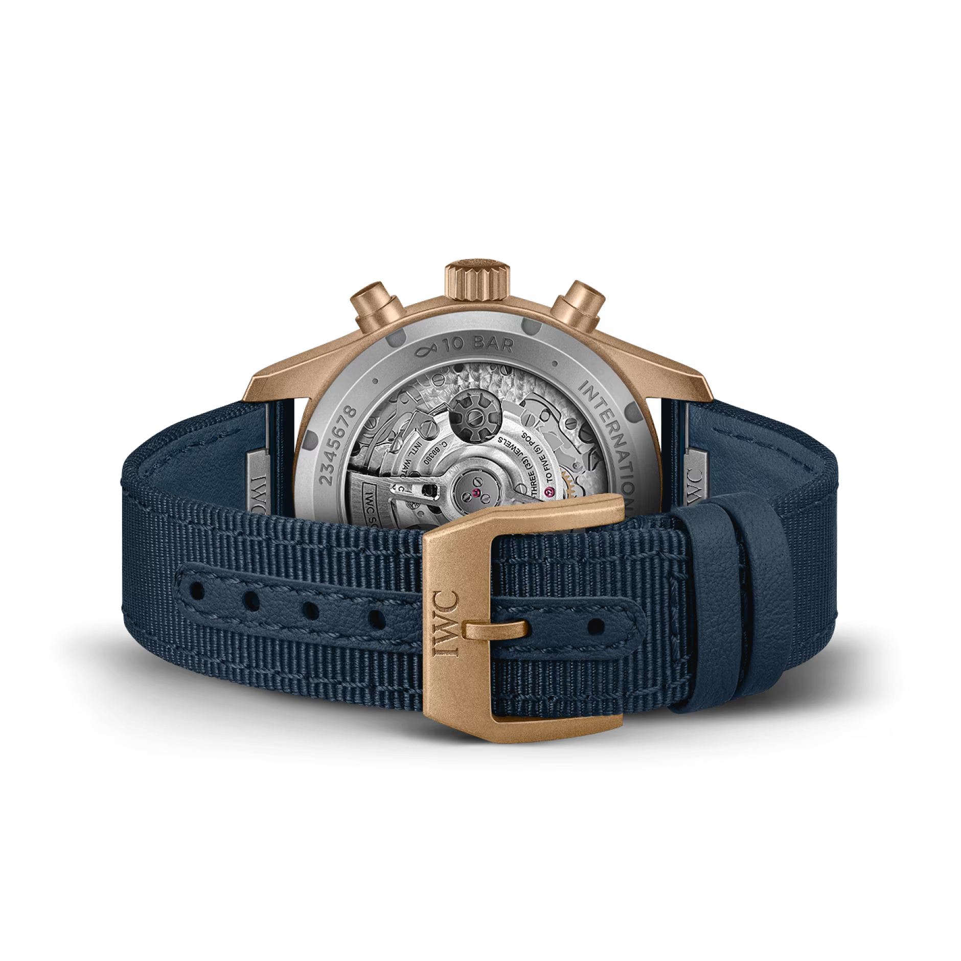 Unworn IWC Pilot's Watch Chronograph 41, Bronze, 41mm, Ref# IW388109, Strap and clasp