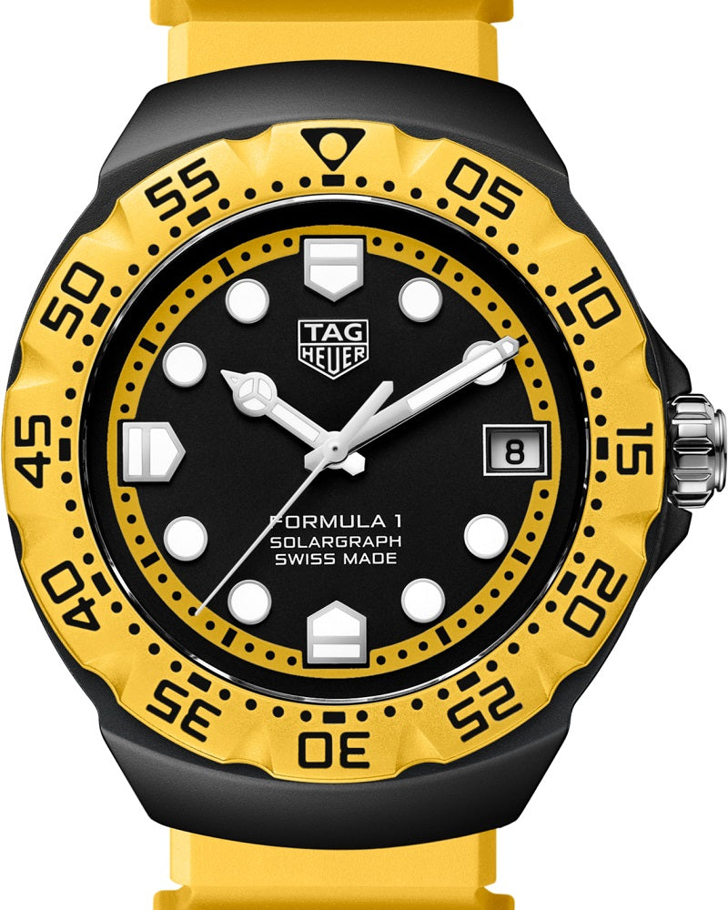 TAG Heuer Formula 1 Solargraph Limited Edition, Stainless Steel, TH-Polylight, 38mm, Ref# WBY1117.FT8087,  Dial