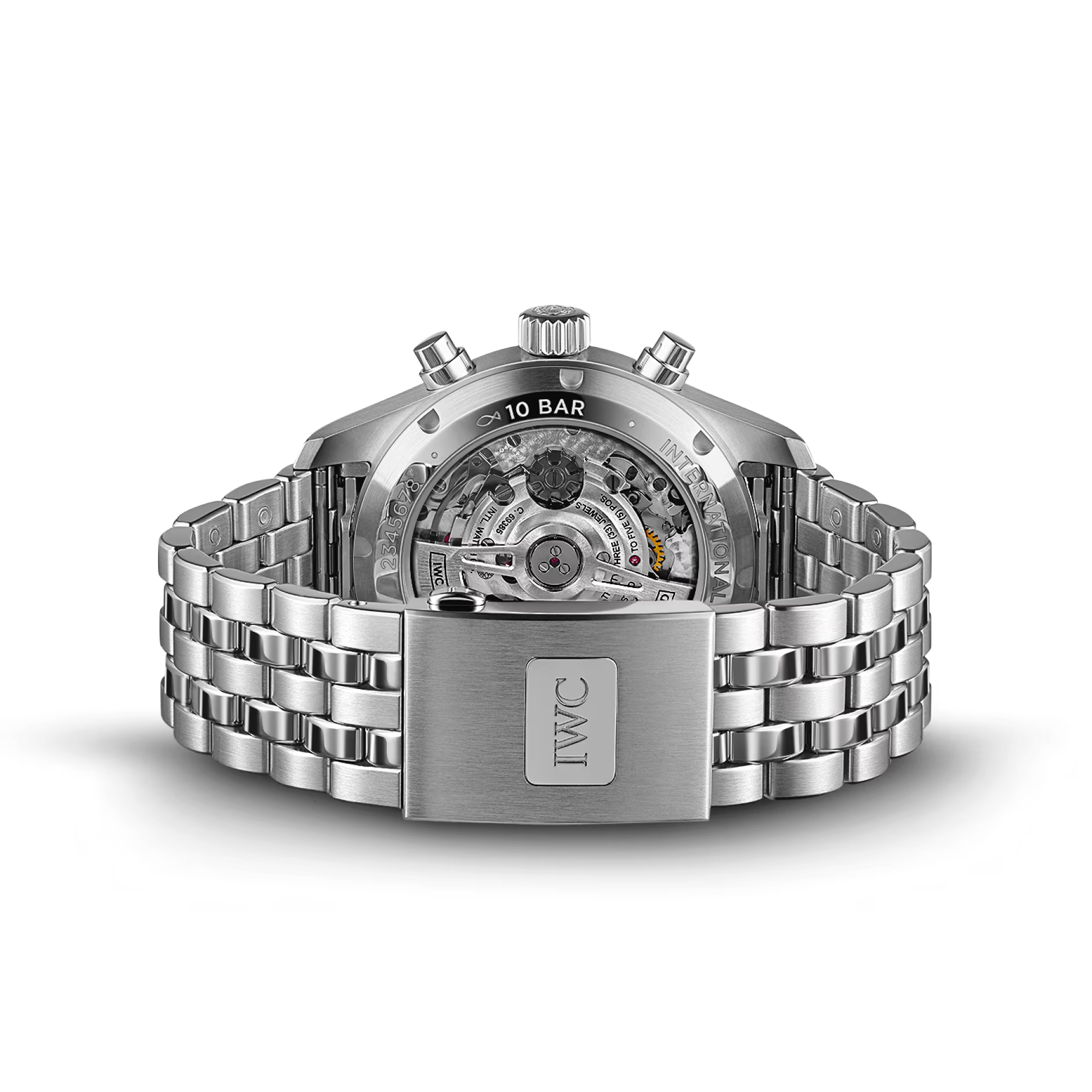 Unworn IWC Pilot's Watch Chronograph 41, Stainless Steel, 41mm, Ref# IW388102, Bracelet and clasp