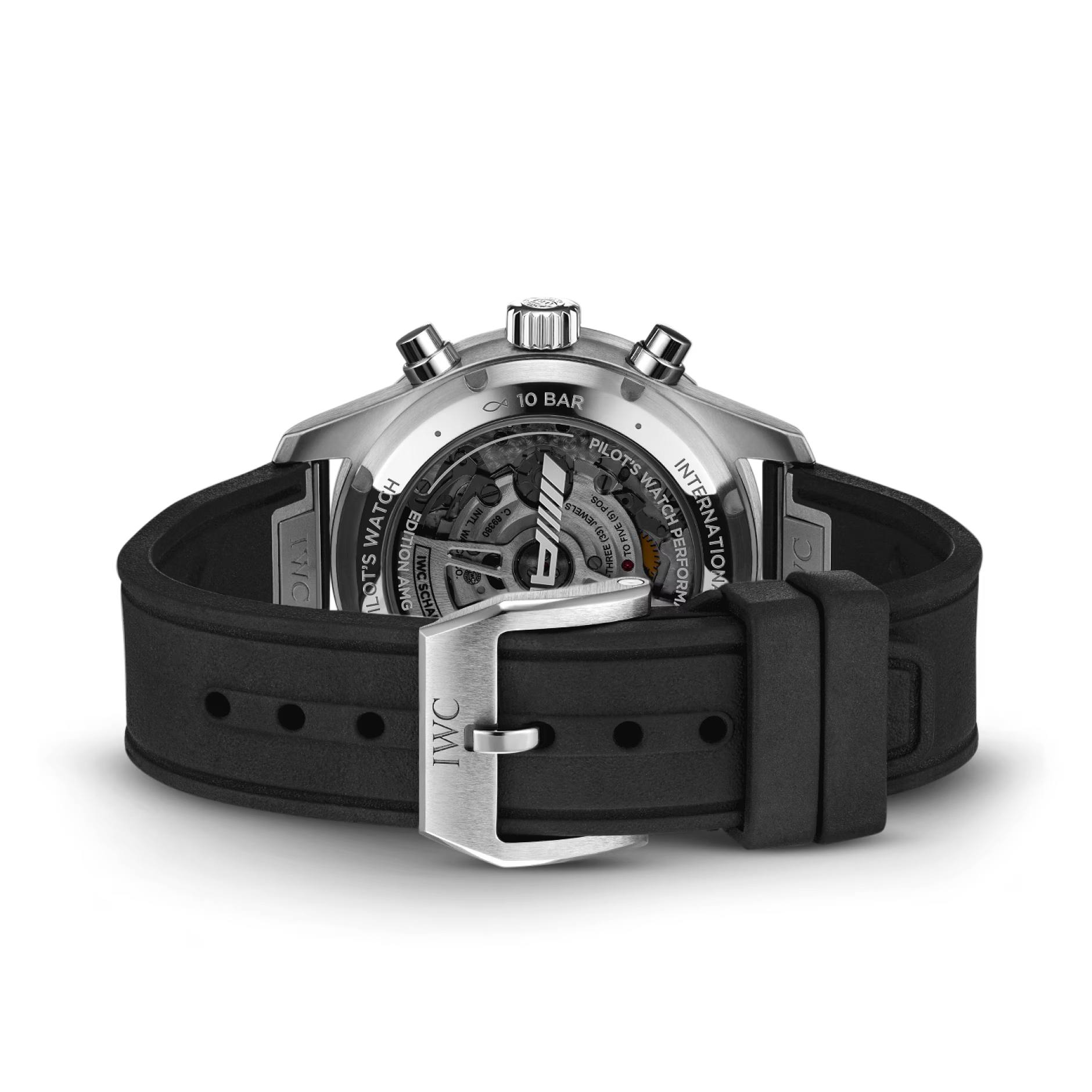 Unworn IWC Pilot’s Watch Performance Chronograph AMG 41, Titanium, 41mm, Ref# IW388305, Strap and clasp