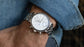 Unworn IWC Portofino Chronograph 39, Stainless Steel, 39mm, Ref# IW391503, Watch on hand