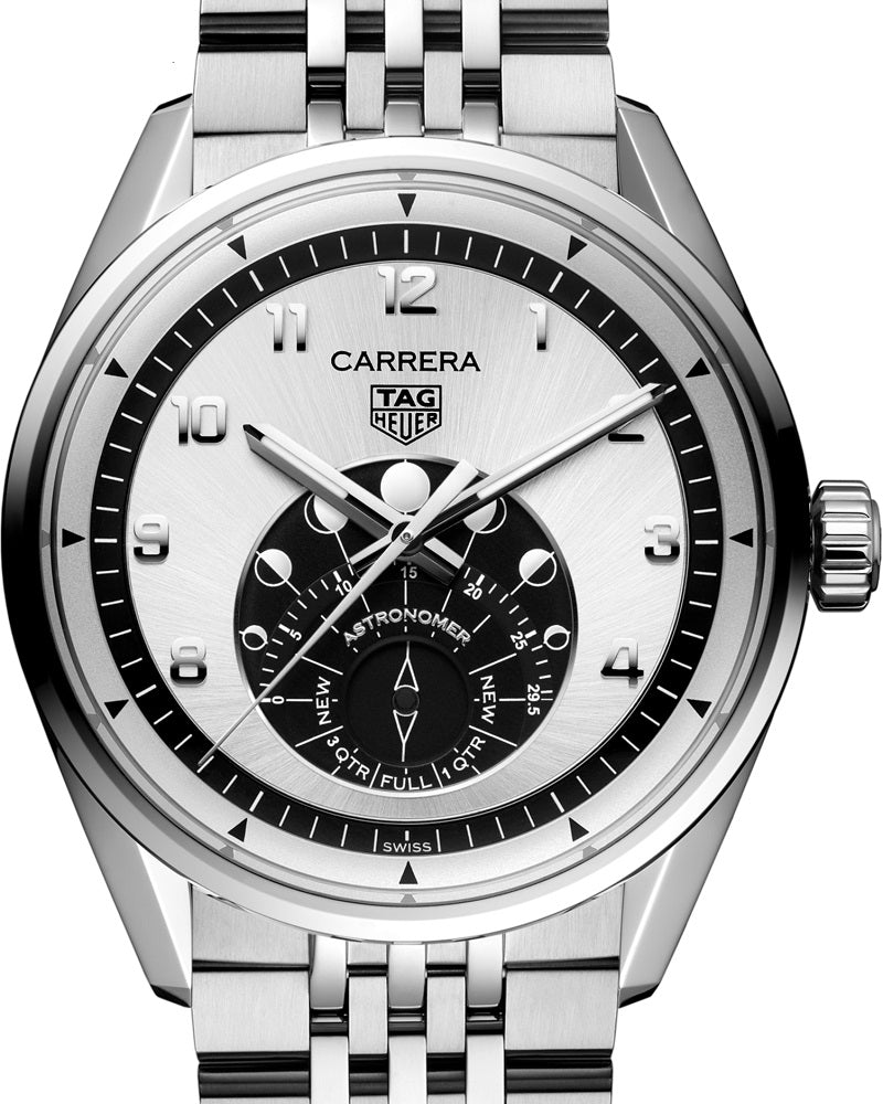 TAG Heuer Carrera Astronomer, Stainless Steel, 39mm, Ref# WBX2110.BA0044, Dial