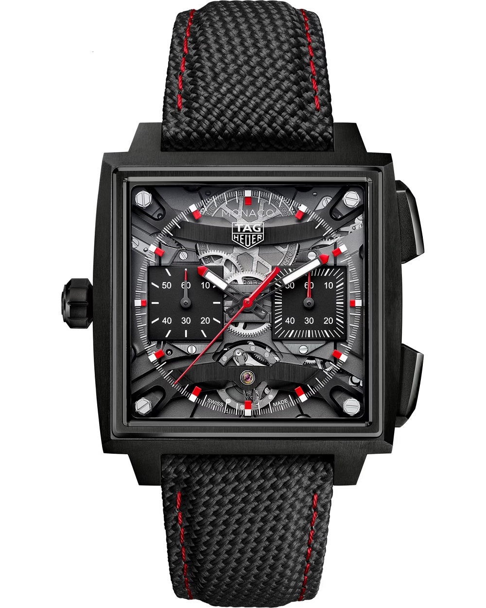 TAG Heuer Monaco Evergraph Automatic 40mm Titanium coated with black DLC, Ref# CEW5180.FT8122,  1