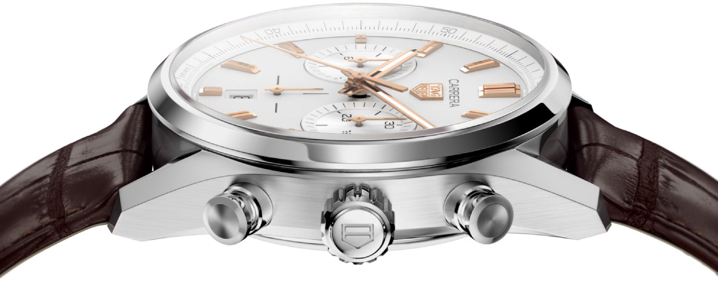 TAG Heuer Carrera Chronograph, Stainless Steel, 42mm, Ref# CBN2013.FC6483, Side
