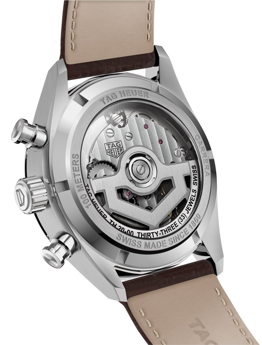 TAG Heuer Carrera Chronograph, Stainless Steel, 42mm, Ref# CBN2013.FC6483, Back