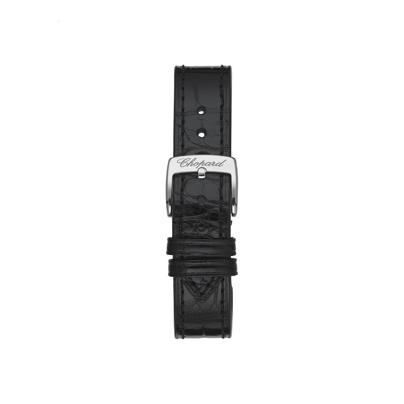 Chopard Happy Sport, Stainless Steel and 5 floating diamonds, 30mm, Ref# 278573-3011, Clasp
