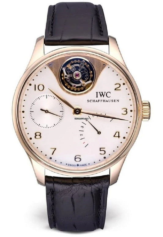 Unworn IWC Portugieser Tourbillon Mystere Automatic, 18k Rose Gold, 44.2mm, Ref# IW504202