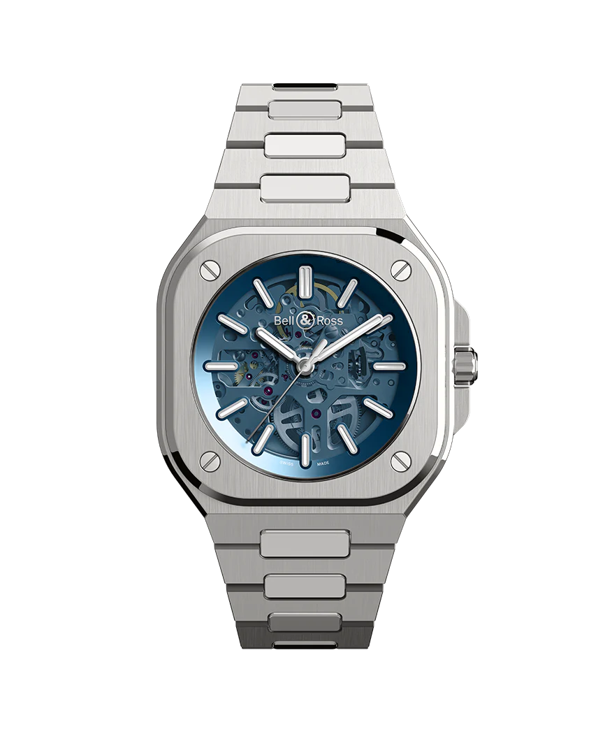 Bell & Ross BR 05 Skeleton Blue, Stainless Steel, 40mm, Ref# BR05A-BLU-SKST/SST