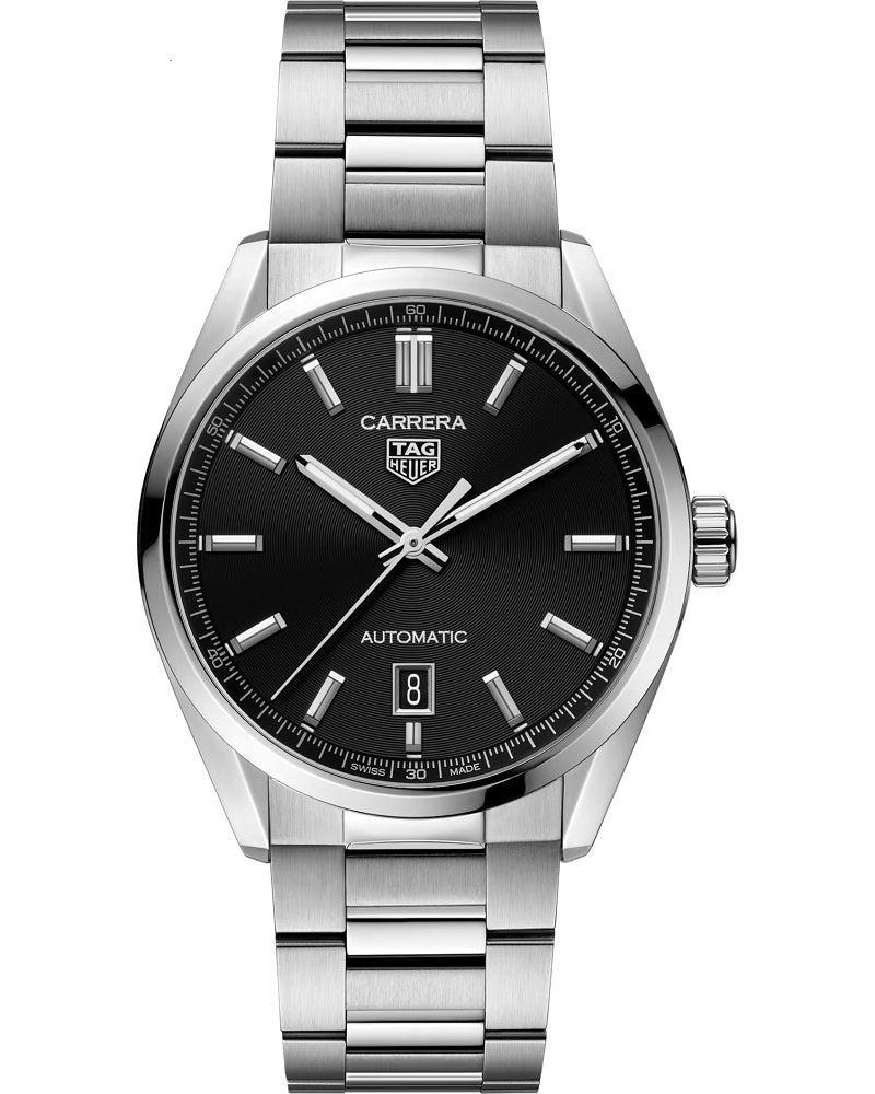 TAG Heuer Carrera Calibre 5 Date, Stainless Steel, 39mm, Ref# WBN2110.BA0639,  Main view