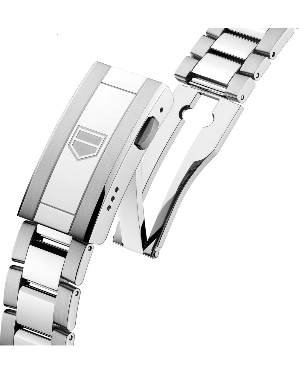 TAG Heuer Aquaracer Professional 200 Solargraph, Solar Quartz, Stainless Steel, 40mm, Ref# WBP1117.BA0047, Clasp