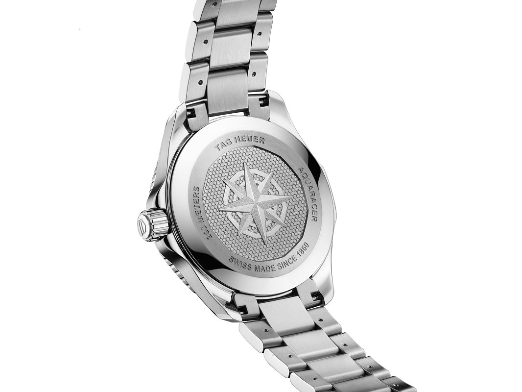 TAG Heuer Aquaracer Professional 200 Date, Stainless Steel, 40mm, Ref# WBP2111.BA0627, Back