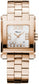 Unworn Chopard Happy Sport Square Medium, 18k Rose Gold, 7 floating diamonds, 38mm, Ref# 275322-5001