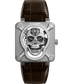 Bell & Ross BR01 Laughing Skull Full Diamond, Stainless Steel, 46mm, Ref# BR01-SKULL-SK-LGD