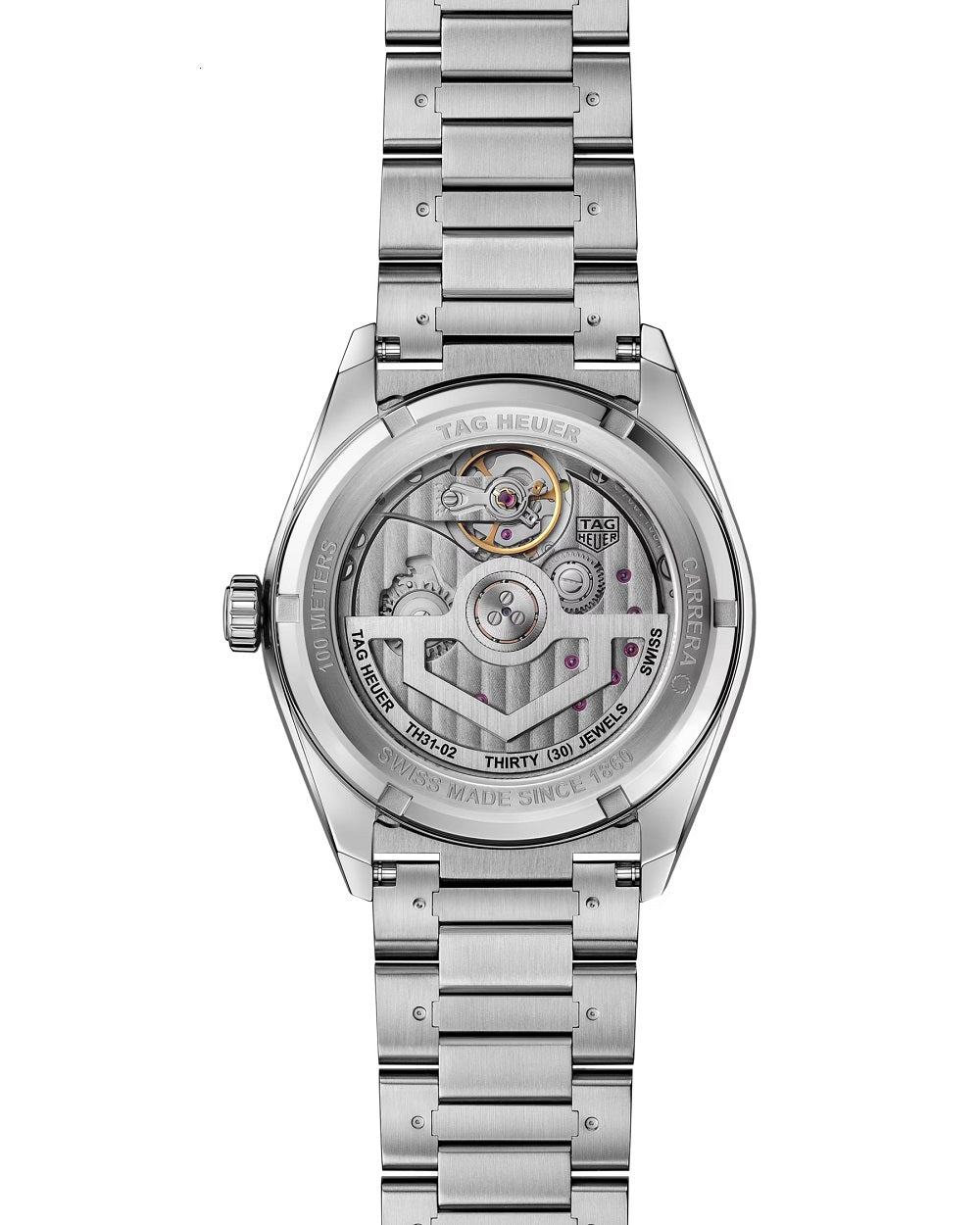 TAG Heuer Carrera Day-Date, Stainless Steel, 41mm, Ref# WDA2112.BA0043, Back
