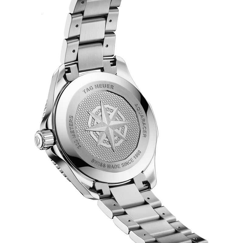 TAG Heuer Aquaracer Professional 200 Date, Stainless Steel, 40mm, Ref# WBP2110.BA0627, Back