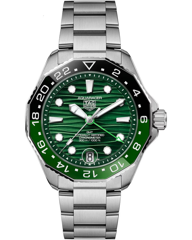TAG Heuer Aquaracer Professional 300 GMT, Stainless Steel and Ceramic, 42mm, Ref# WBP5115.BA0013, Main view