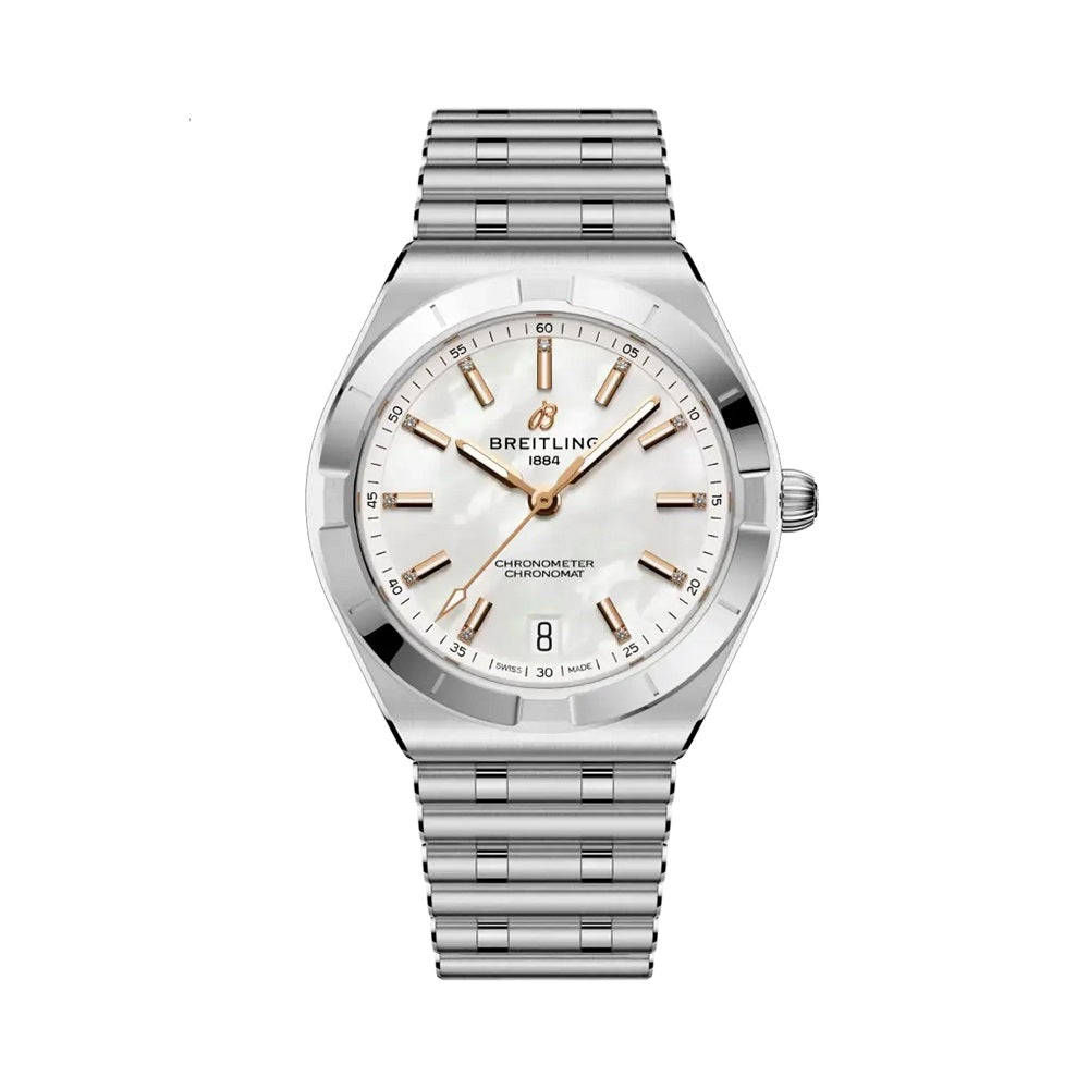 Breitling Chronomat Automatic 36, Stainless Steel and Diamonds, Ref# A10320101A1A1