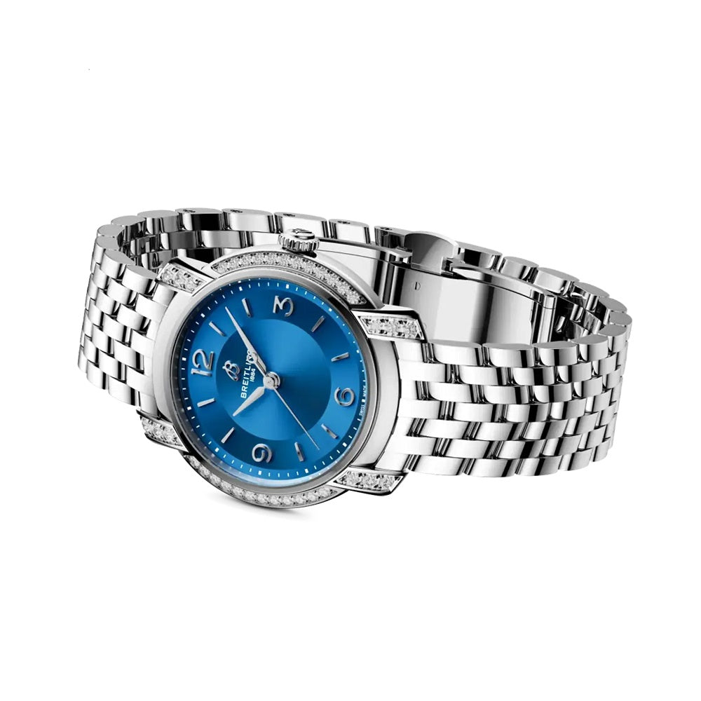 Breitling Lady Premier 32, Stainless Steel and Diamonds, Ref# A77330671C1A1, Main view