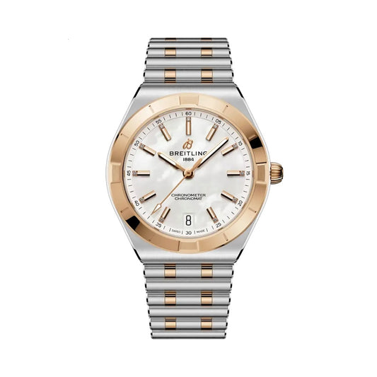 Breitling Chronomat Automatic 36, Stainless Steel, 18k Red Gold and Diamonds, Ref# U10320101A1U1