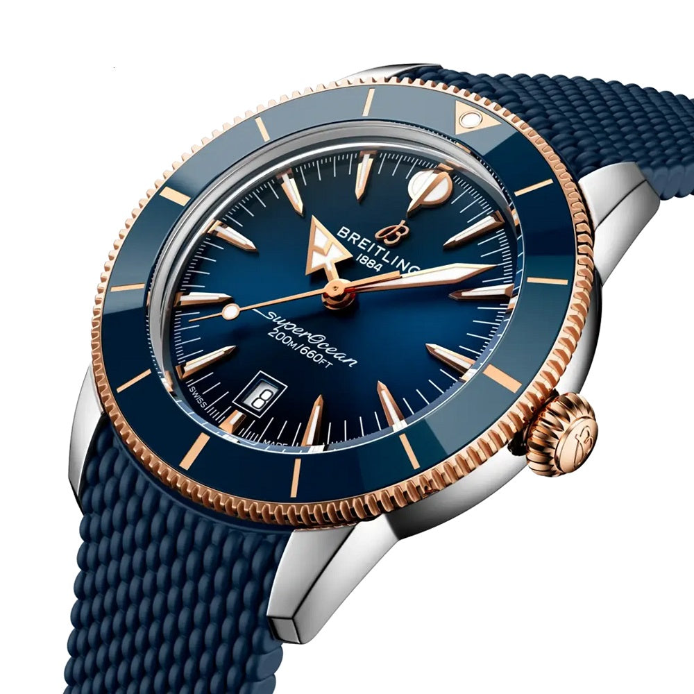 Breitling Superocean Heritage B31 Automatic 44, Stainless Steel,  18k Red Gold and Ceramic, 44mm, Ref# UB3112161C1S1, Dial