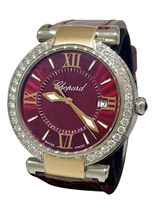 Unworn Chopard Imperiale, Stainless Steel, 18k Rose Gold and Diamonds, 36mm, Ref# 388532-6017