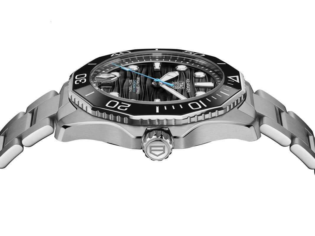 TAG Heuer Aquaracer Professional 300 Date, Stainless Steel and Ceramic, 42mm, Ref# WBP5110.BA0013, Side