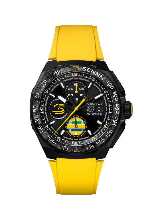 TAG Heuer Formula 1 Chronograph x Senna Special Edition, Titanium, 44mm, Ref# CBZ2081.FT8092