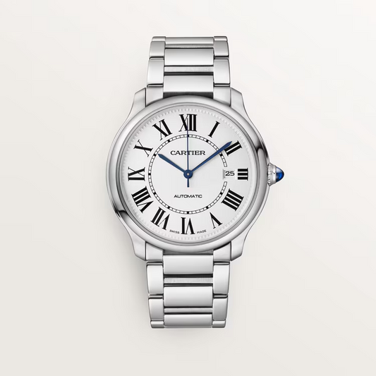 Unworn Cartier Ronde Must de Cartier, Stainless Steel, 40mm, Ref# WSRN0035