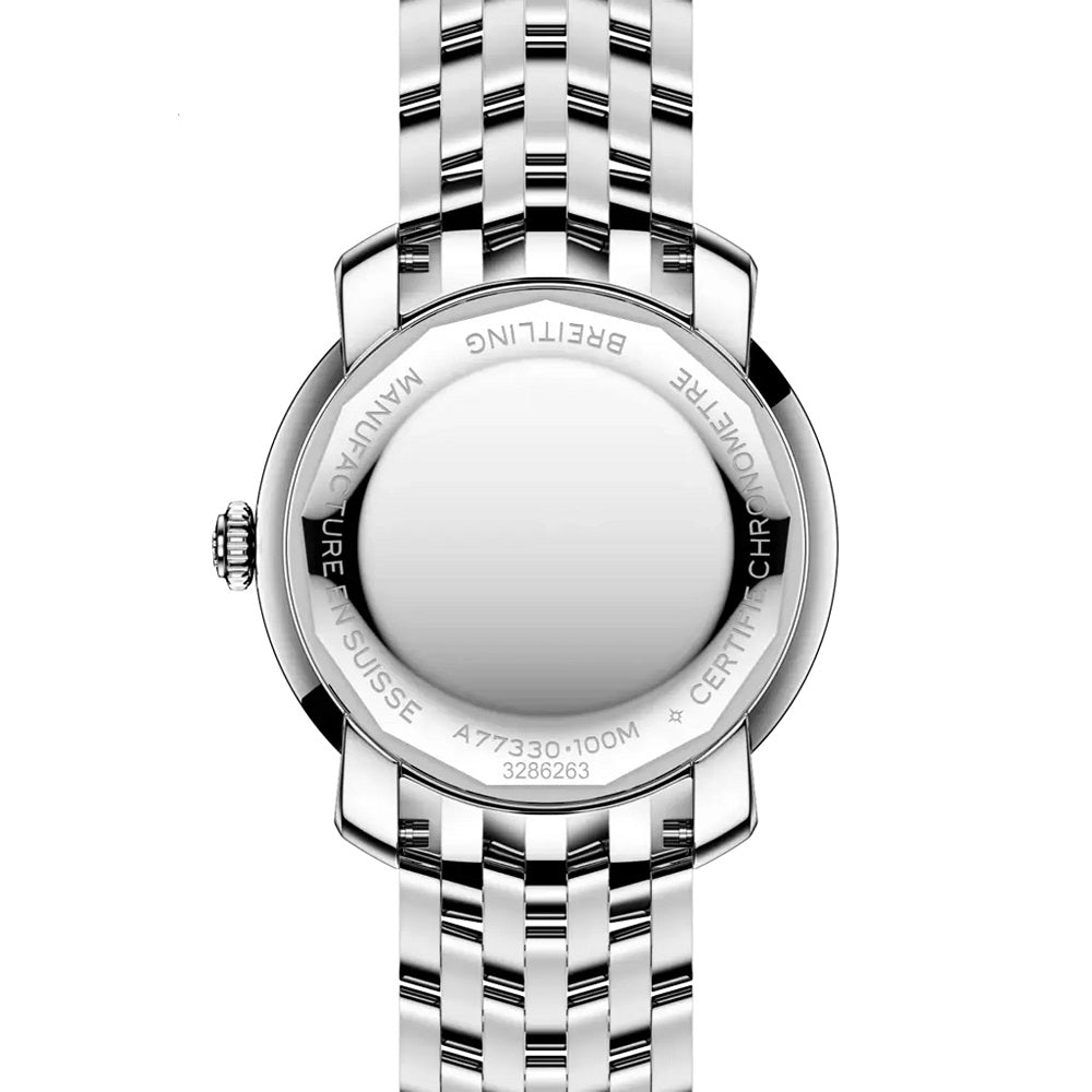 Breitling Lady Premier 32, Stainless Steel, Ref# A77330121A2A1, Back