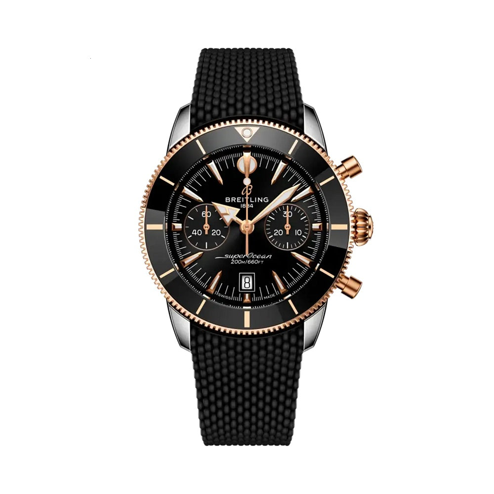 Breitling Superocean Heritage B01 Chronograph 42, Stainless Steel, 18k Red Gold and Ceramic, 42mm, Ref# UB0156H11B1S1
