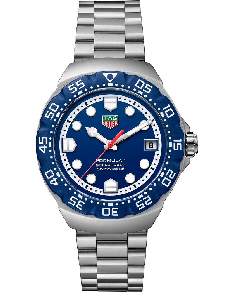 TAG Heuer Formula 1 Solargraph, Stainless Steel, 38mm, Ref# WBY1112.BA0042, Main view 1