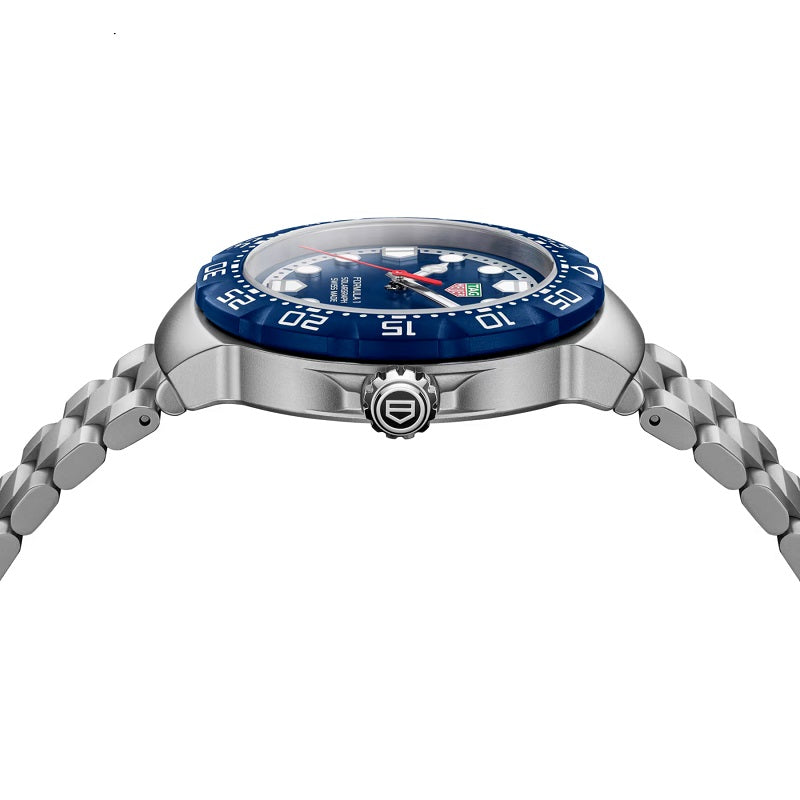 TAG Heuer Formula 1 Solargraph, Stainless Steel, 38mm, Ref# WBY1112.BA0042, Side