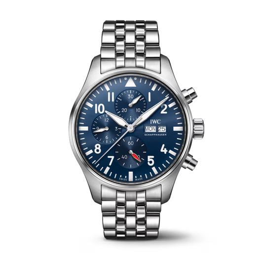 Unworn IWC Pilot’s Watch Chronograph, Stainless Steel, 43 mm, Ref# IW378004