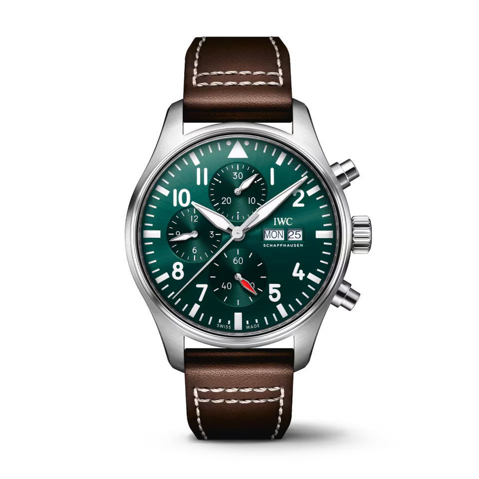 Unworn IWC Pilot’s Watch Chronograph, Stainless Steel, 43 mm, Ref# IW378005