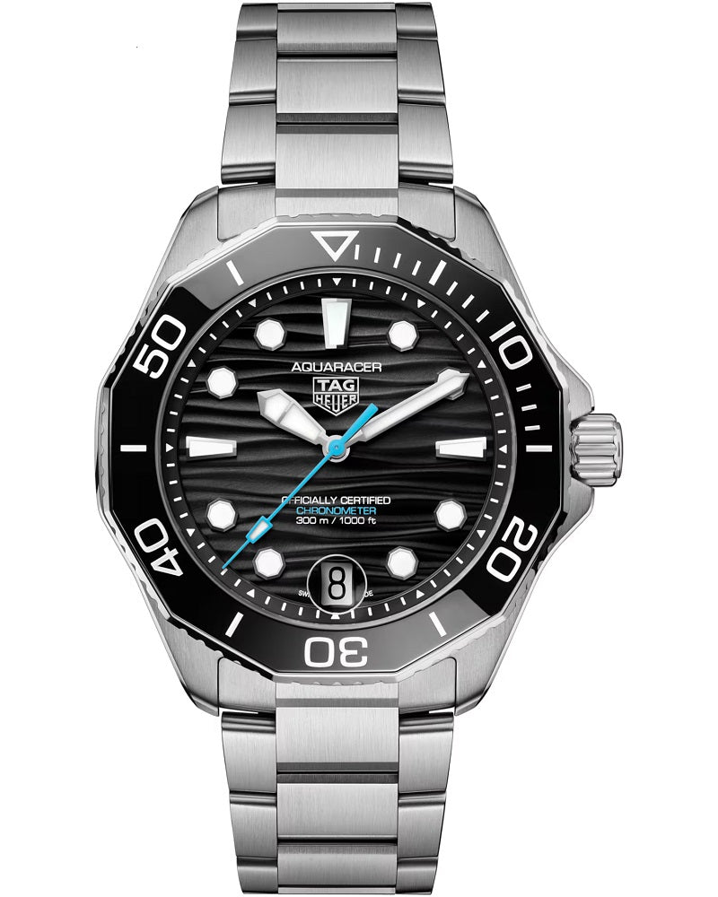 TAG Heuer Aquaracer Professional 300 Date, Stainless Steel and Ceramic, 42mm, Ref# WBP5110.BA0013, Main view 1
