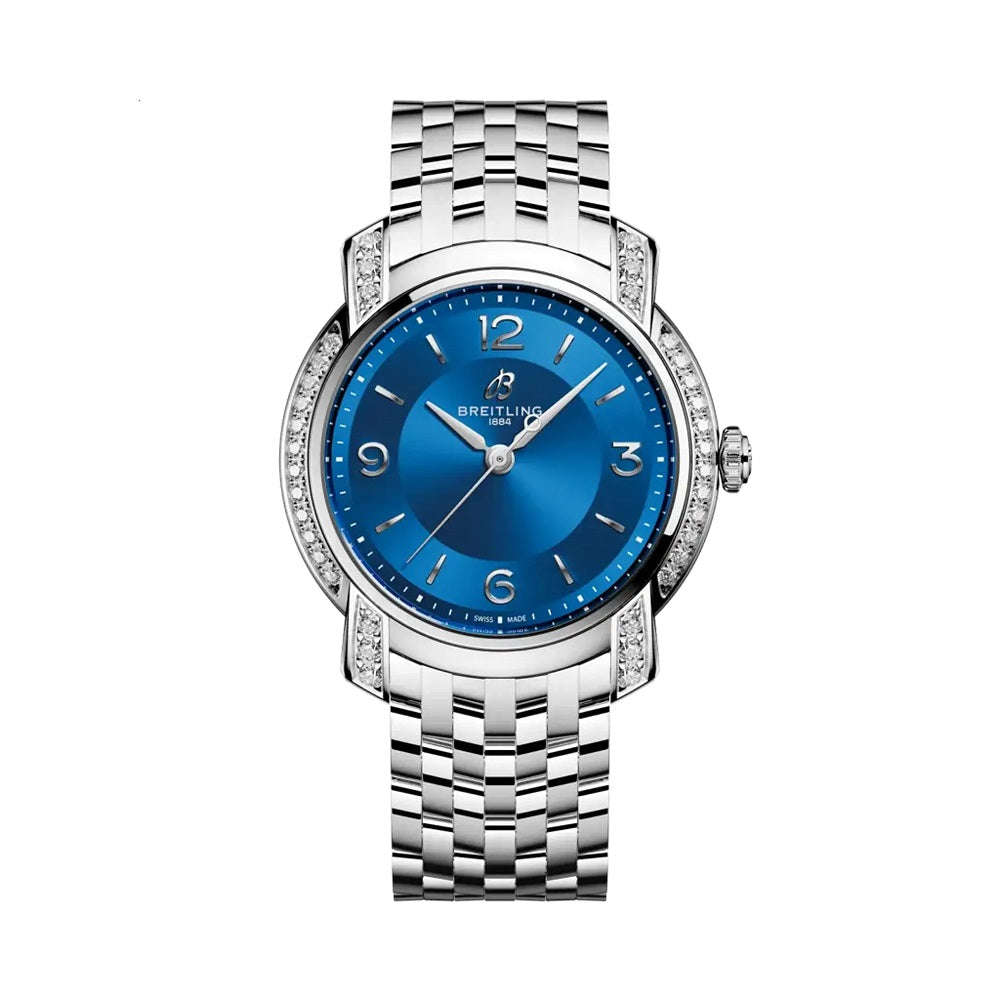 Breitling Lady Premier 32, Stainless Steel and Diamonds, Ref# A77330671C1A1