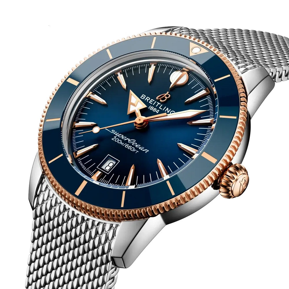 Breitling Superocean Heritage B31 Automatic 44, Stainless Steel,  18k Red Gold and Ceramic, 44mm, Ref# UB3112161C1A1, Dial