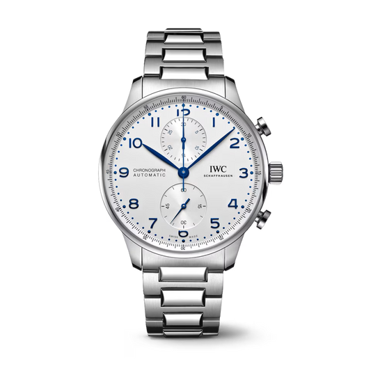 Unworn IWC Portugieser Automatic Chronograph, Stainless steel, 41 mm, Ref# IW371617