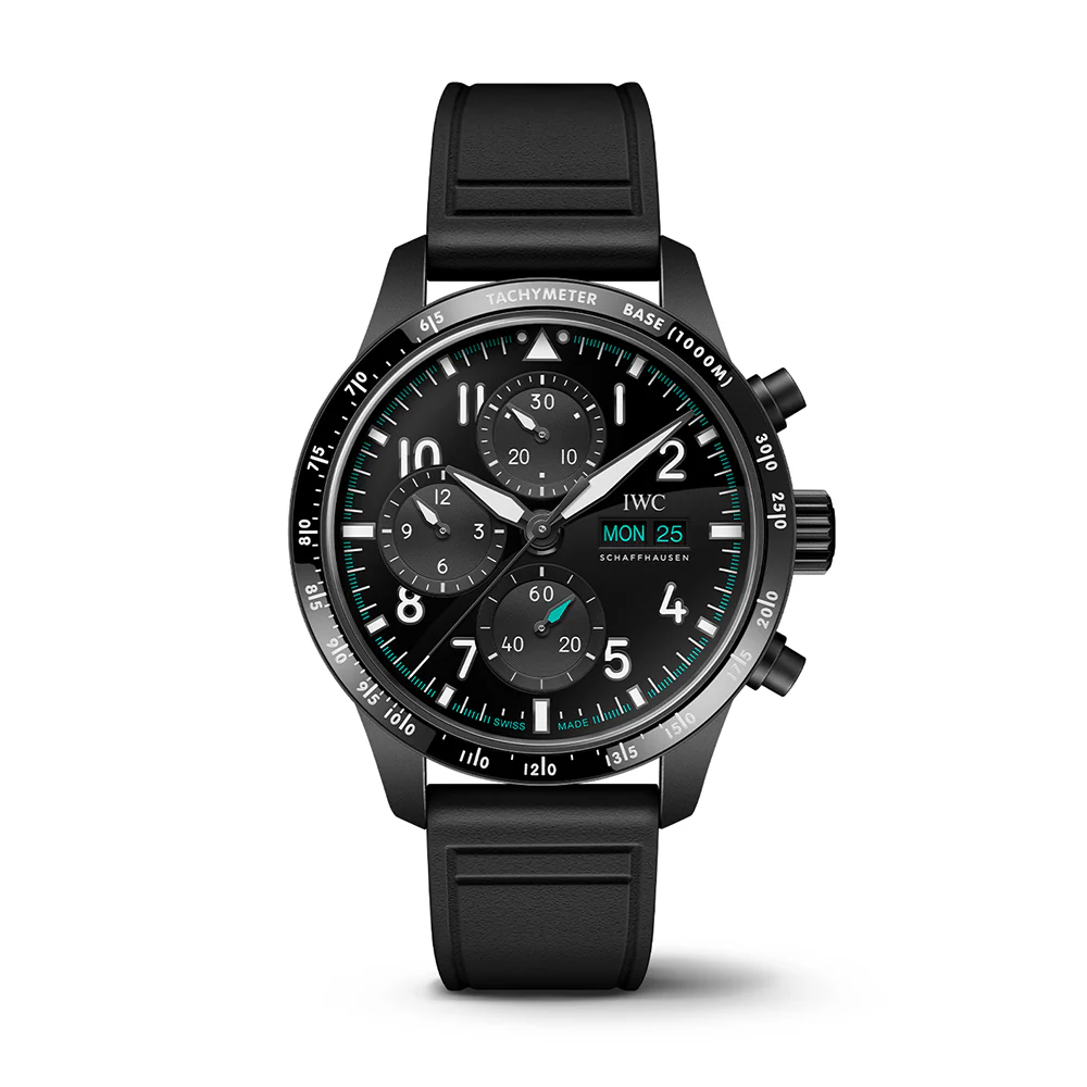 Unworn IWC Pilot’s Watch Performance Chronograph 41 Mercedes-AMG PETRONAS Formula One™ Team, Ceratanium, 41mm, Ref# IW388306