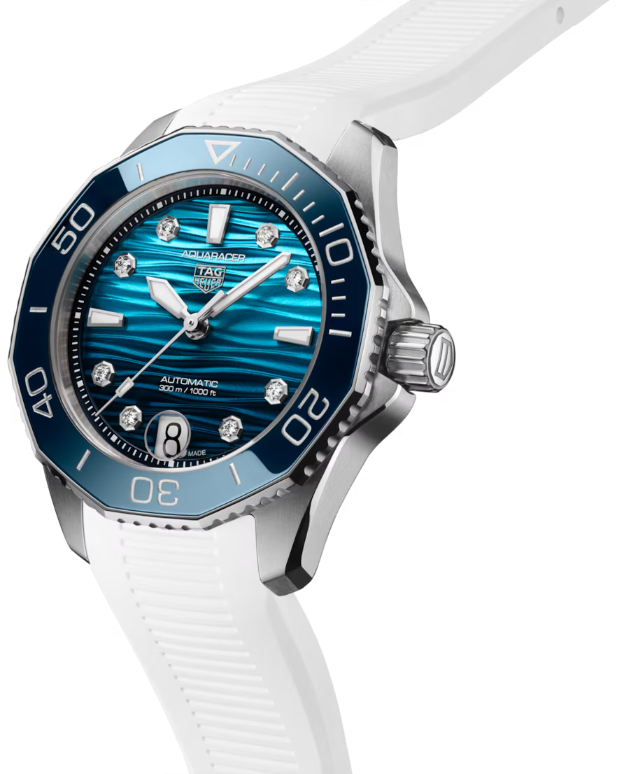 TAG Heuer Aquaracer Professional 300 Date, Stainless Steel set with Diamonds, Ref# WBP231N.FT6234, Main view